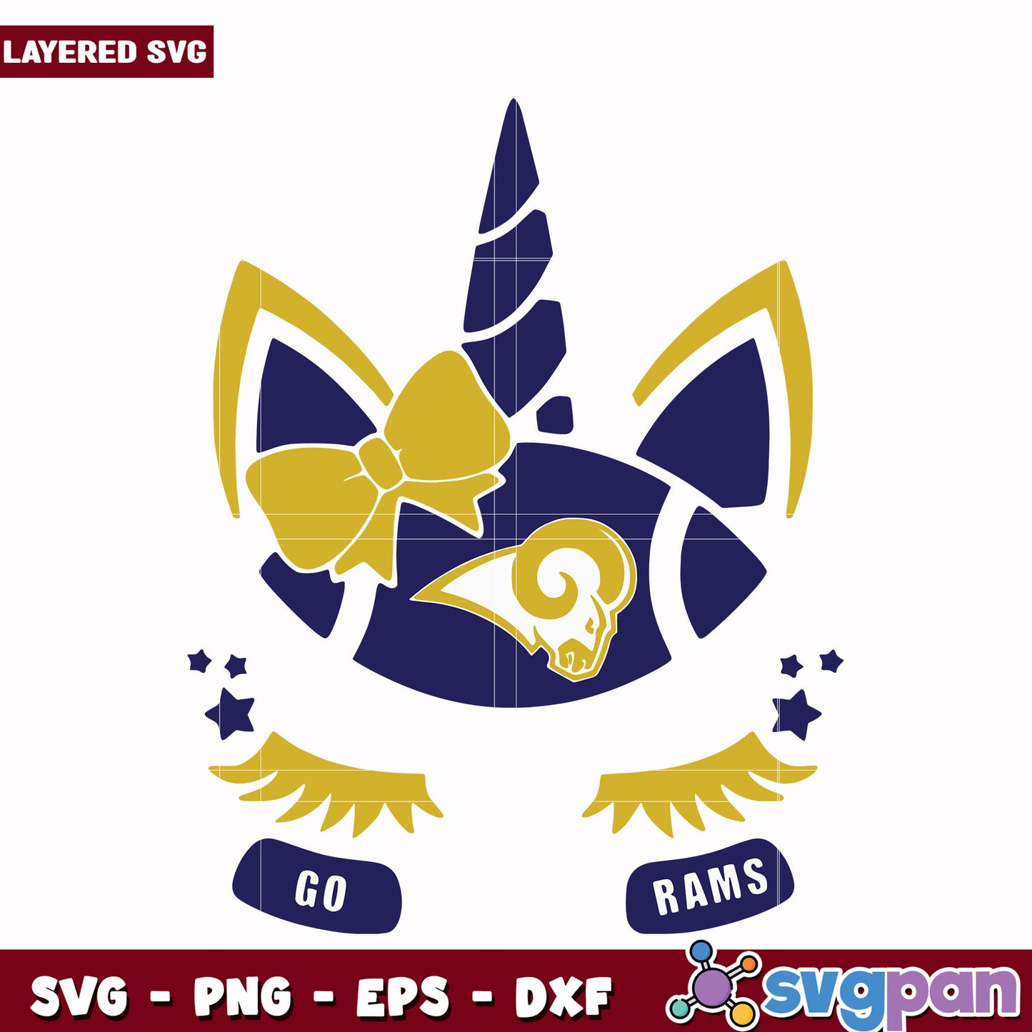 Los Angeles Rams girl design svgsvg, nfl rankings svg, nfl network svg