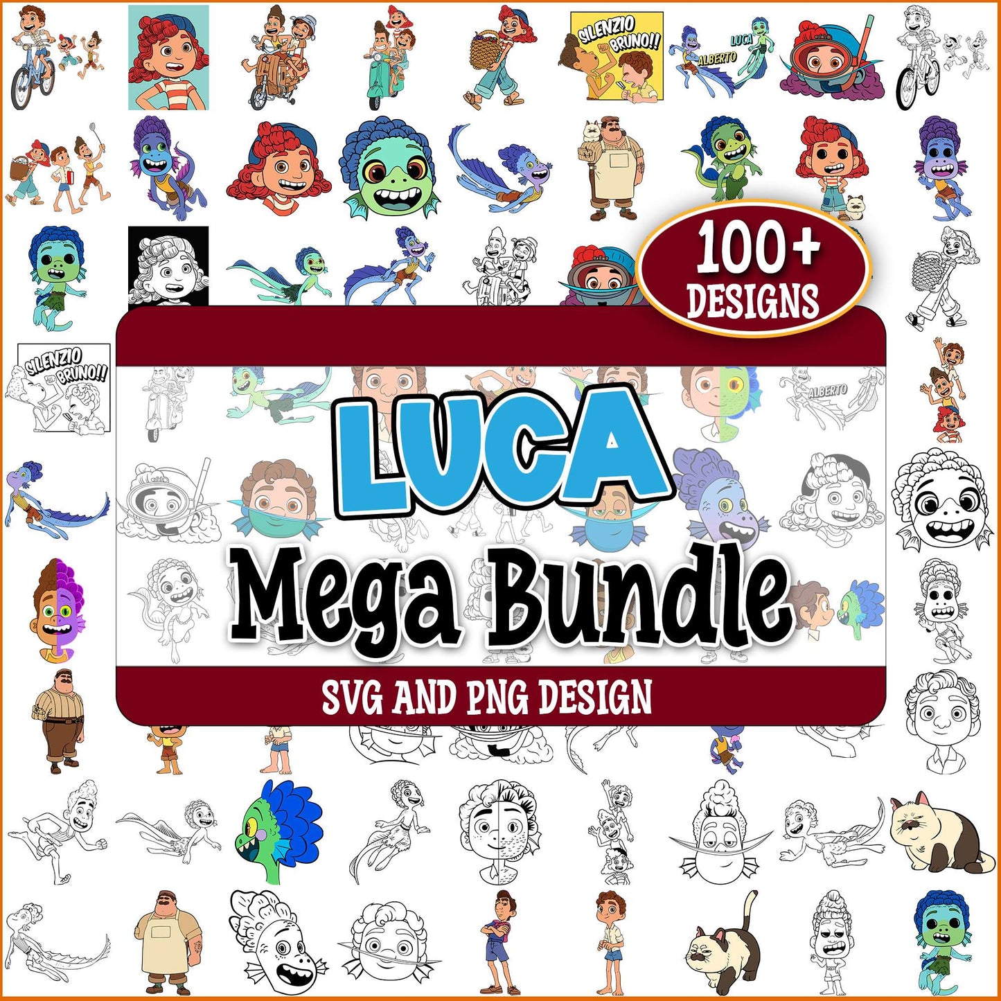 Luca disney svg bundle