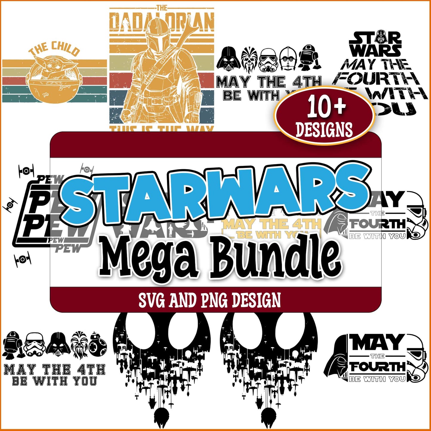 May the 4th be with you svg bundle
