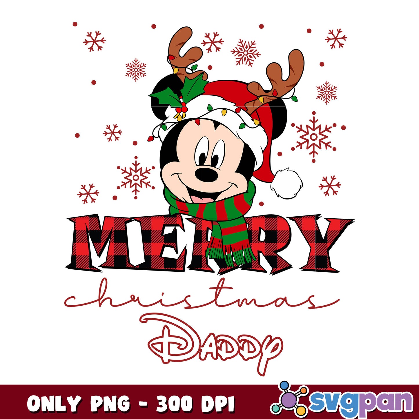 Merry christmas daddy disney png