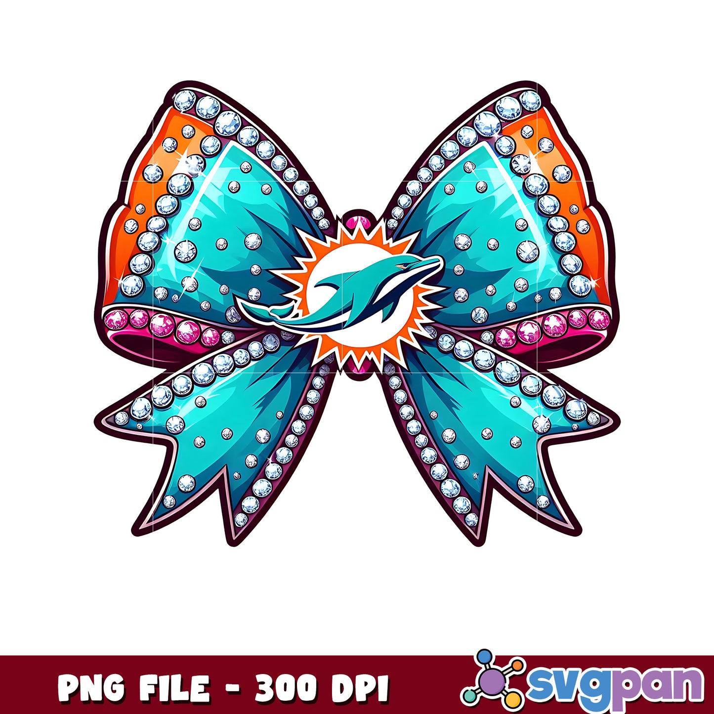 Miami dolphins bowtie png, super bowl png, national football league png