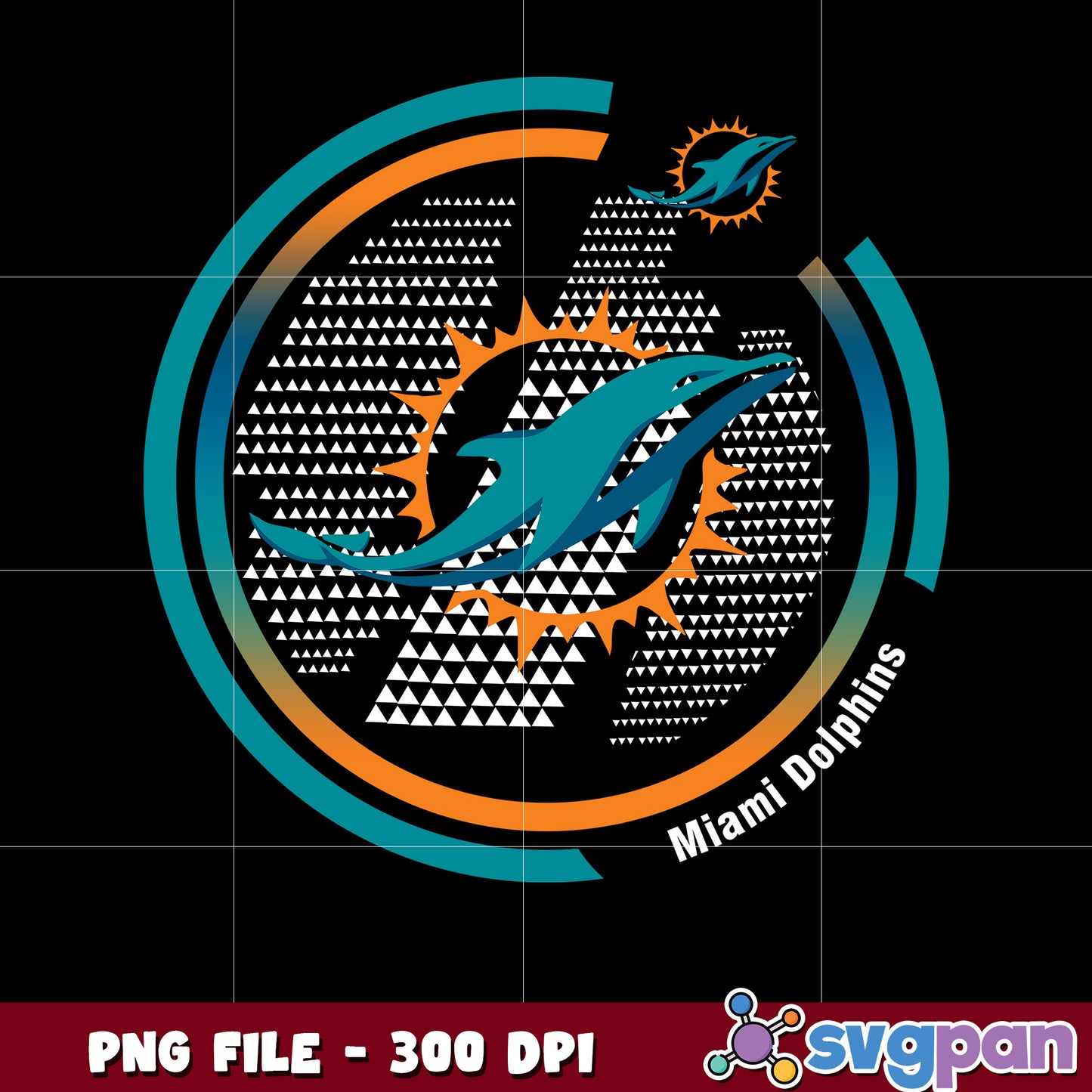 Miami dolphins circle logo design png, nfl teams logo png, nfl 2025 png