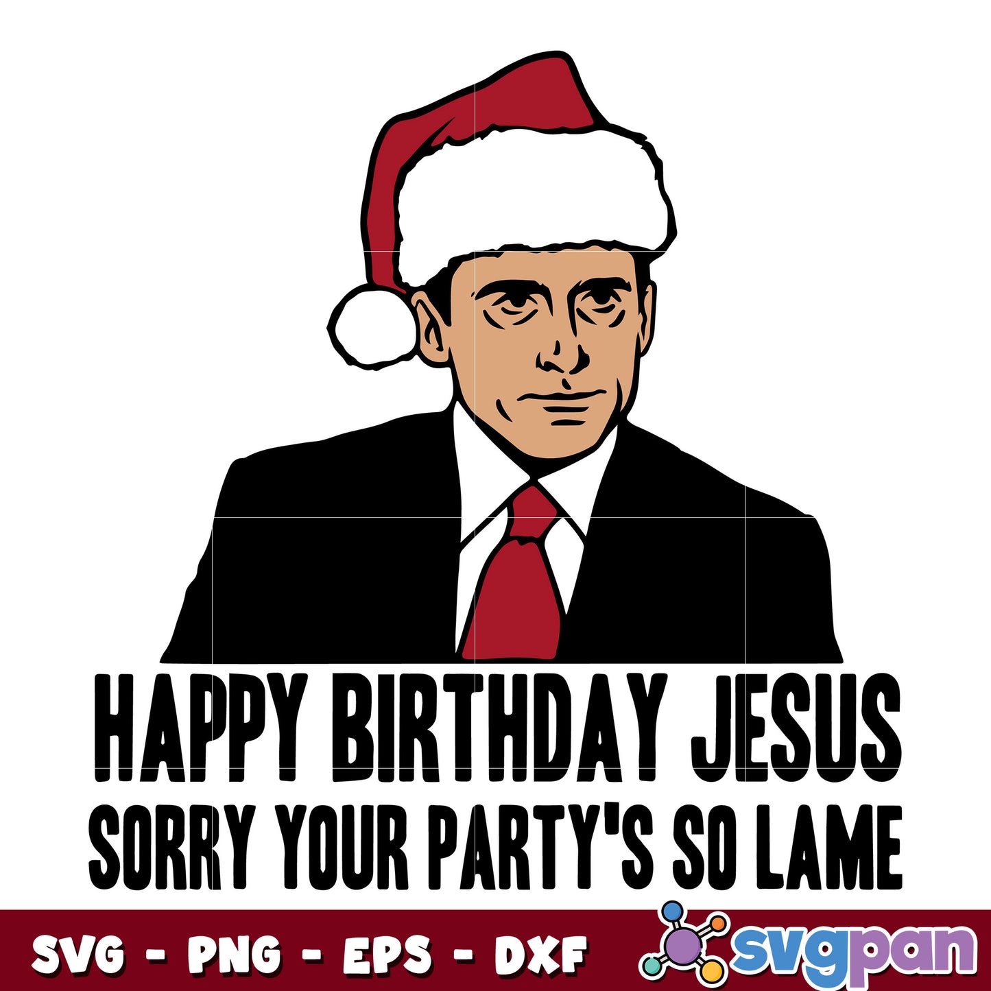 Michael Happy Birthday Jesus svg