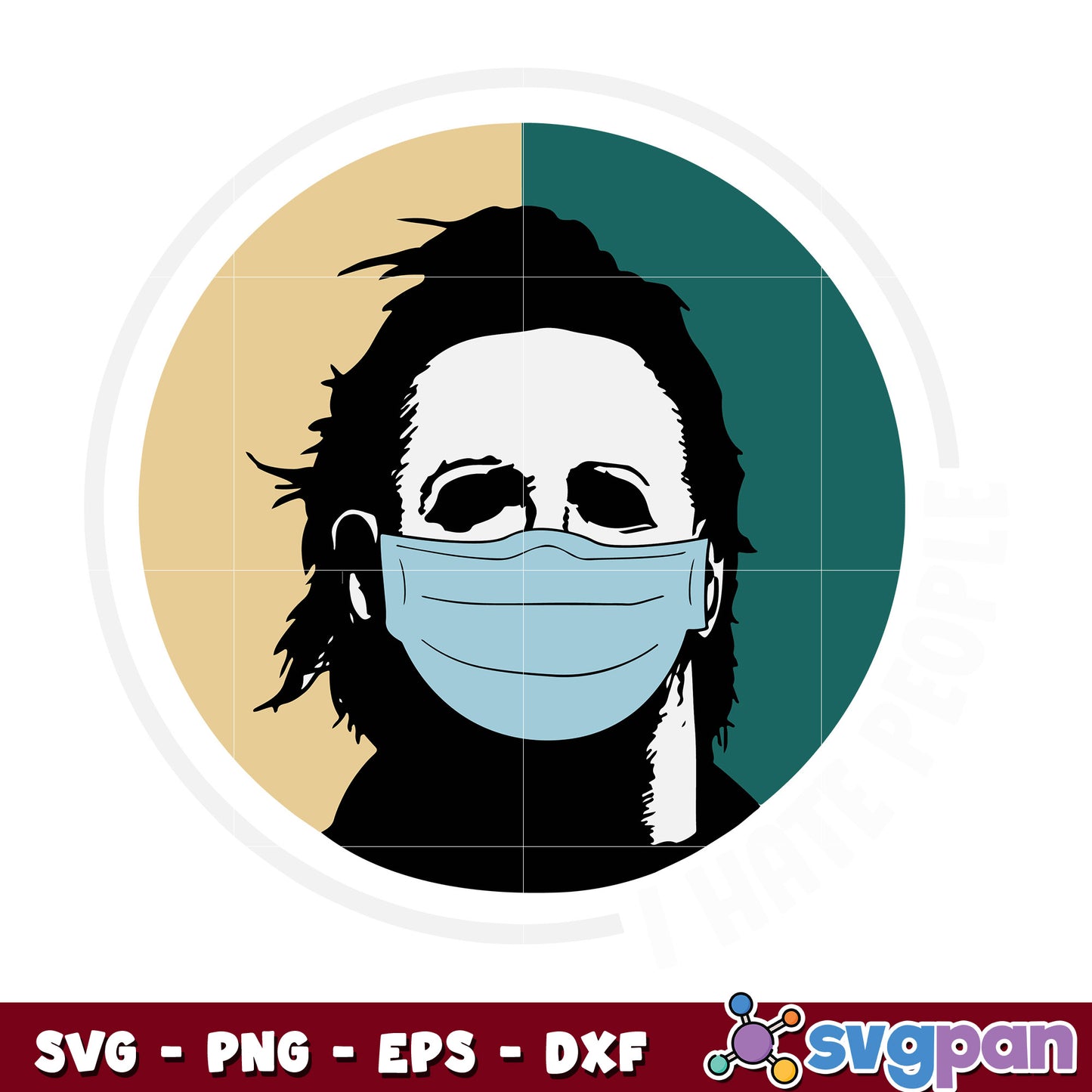 Michael Myers Face Mask svg