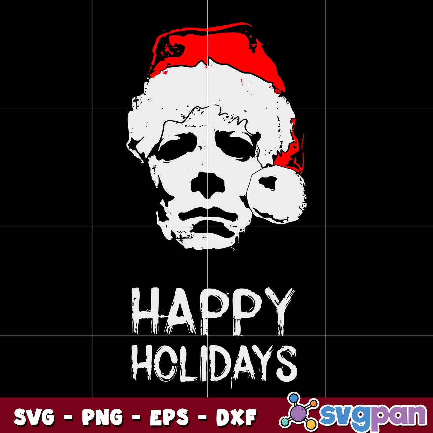 Michael Myers Happy Holidays Horror Movie svg