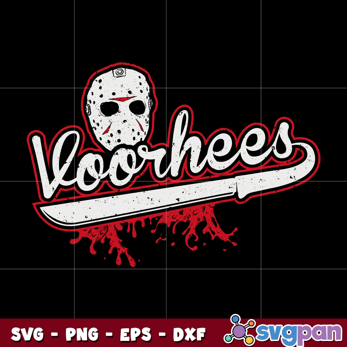 Michael Myers Voorhees svg