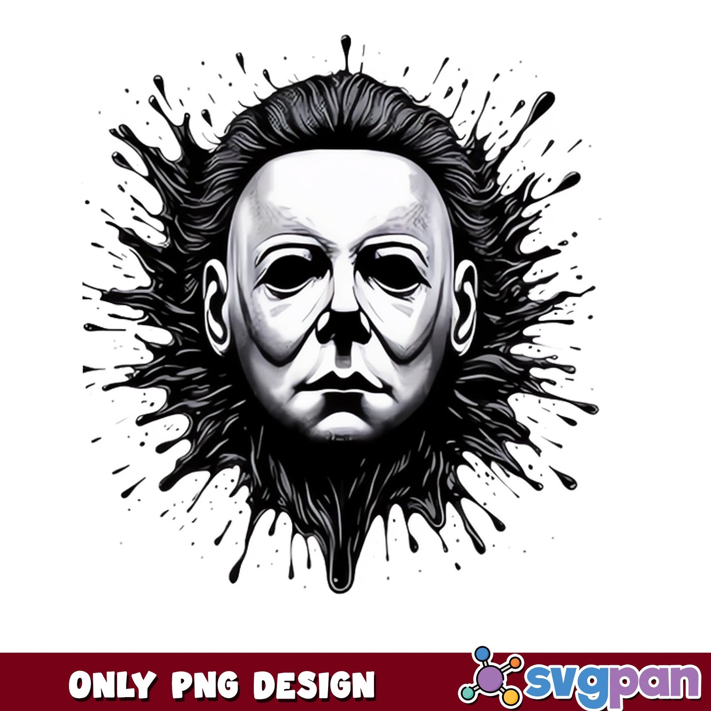 Michael Myers Halloween Mask PNG, Horror Movie PNG, Halloween PNG