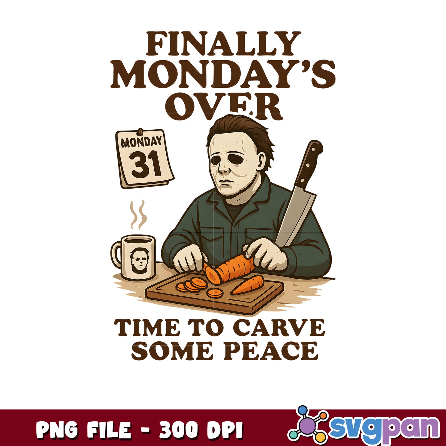 Michael myers monday over png