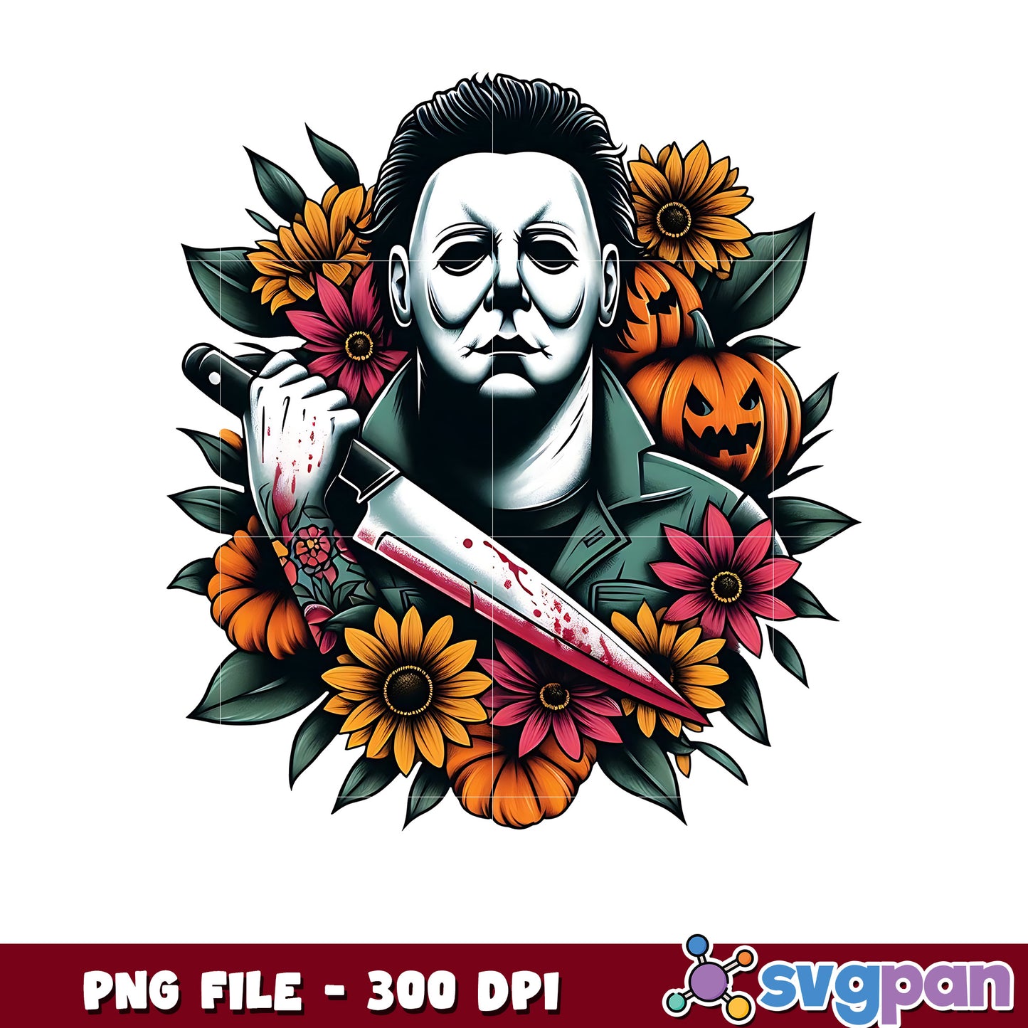 Michael myers png, trick or treat png, halloween days png