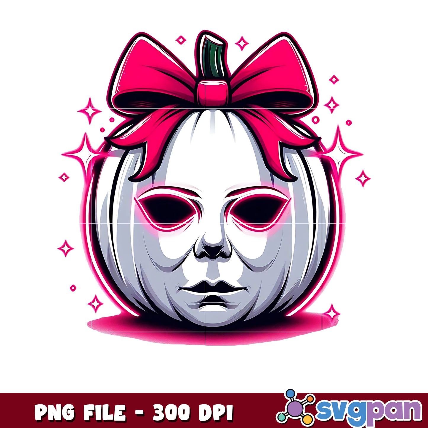 Michael myers pumkin face png, halloween design png, halloween pumpkin png