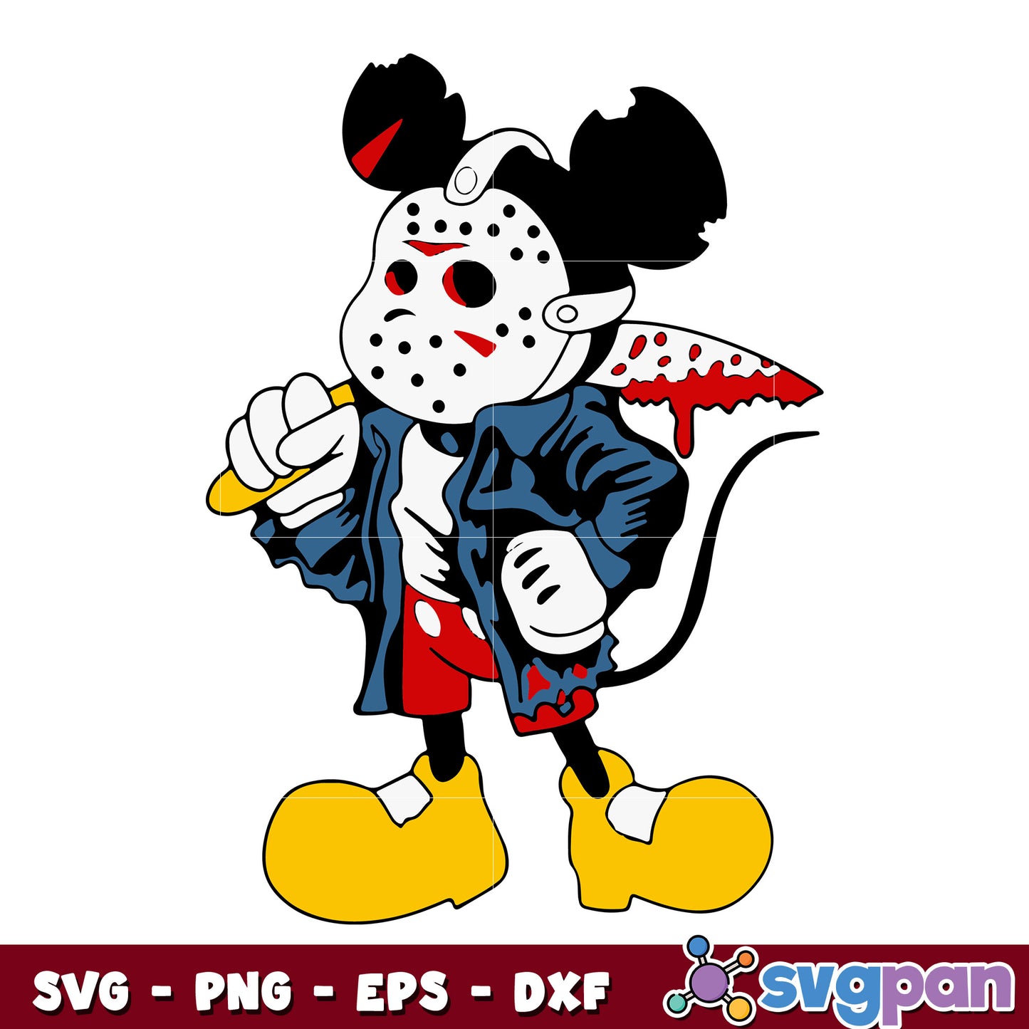 Mickey Jason Horror Halloween svg