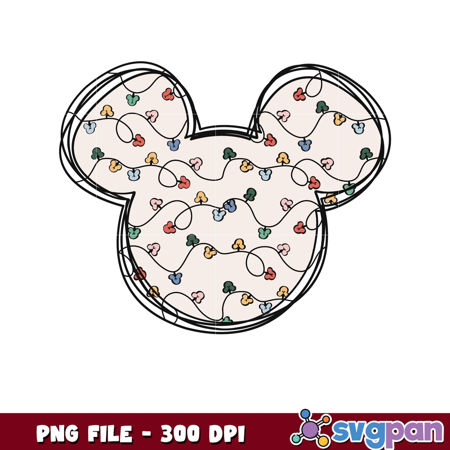 Mickey Mouse Lights PNG