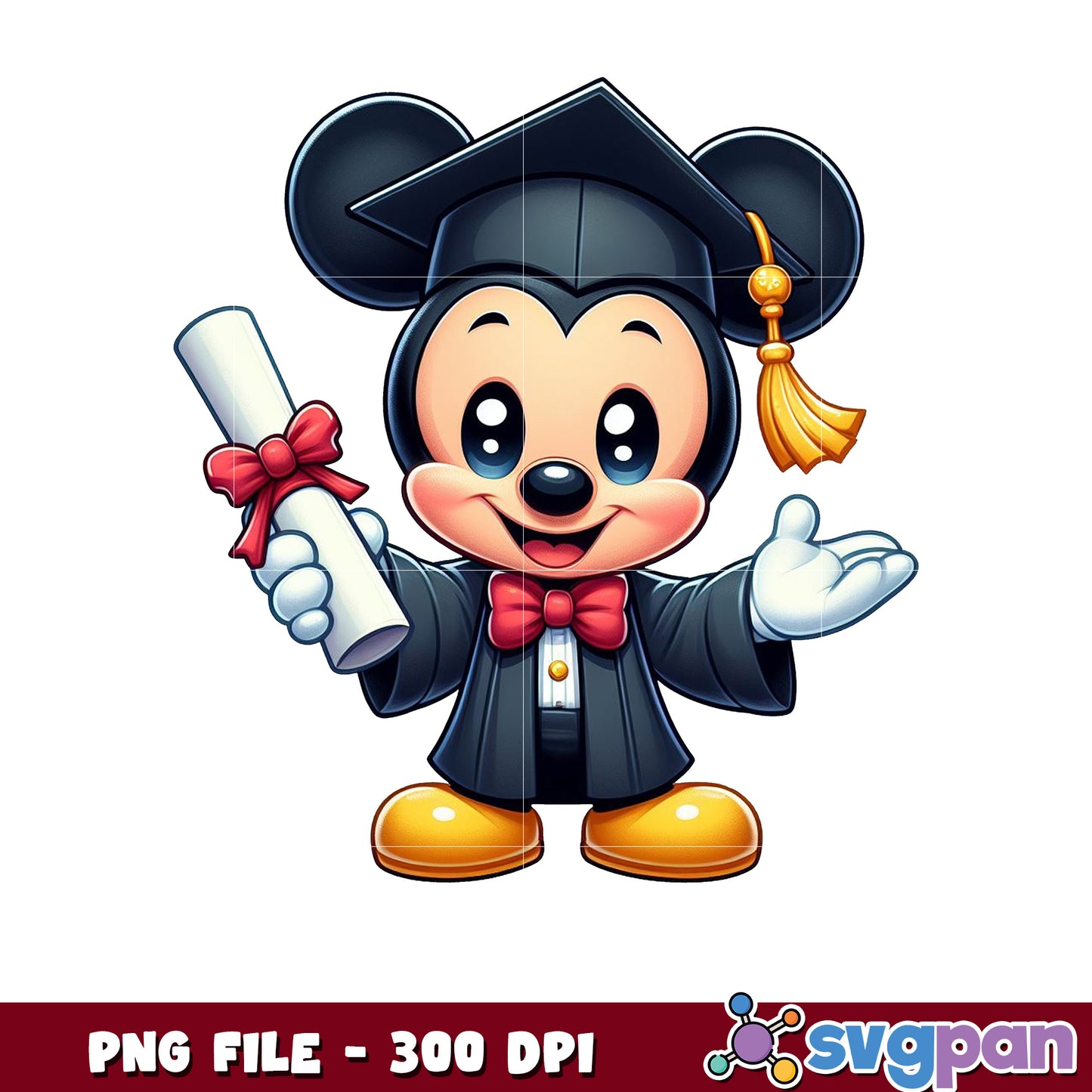 Mickey Mouse graduate png, mickey mouse png, graduation dress png