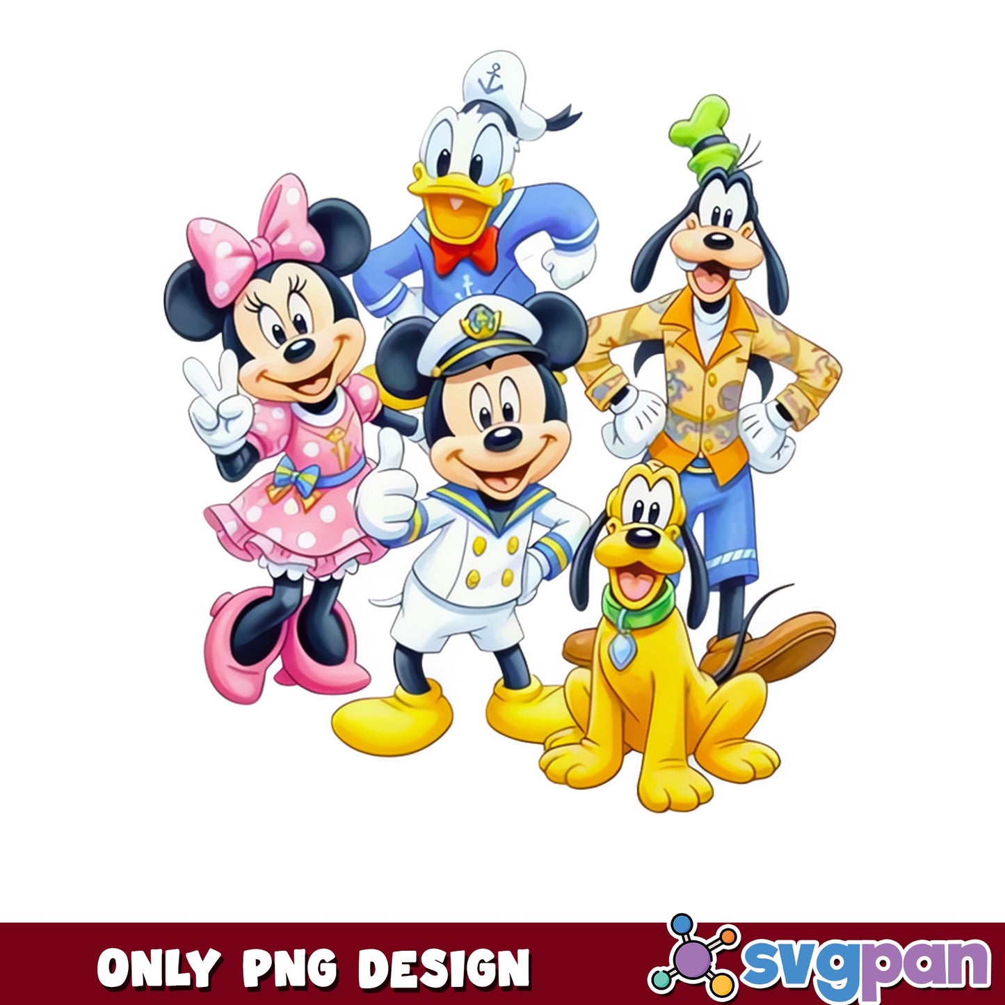 Mickey Mouse And Friends Cruise PNG, Disney Vacation PNG, Mickey PNG