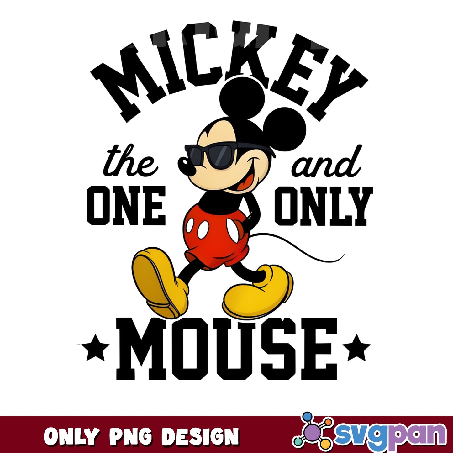 Mickey The One And Only Mouse PNG, Mickey Mouse PNG, Disney PNG