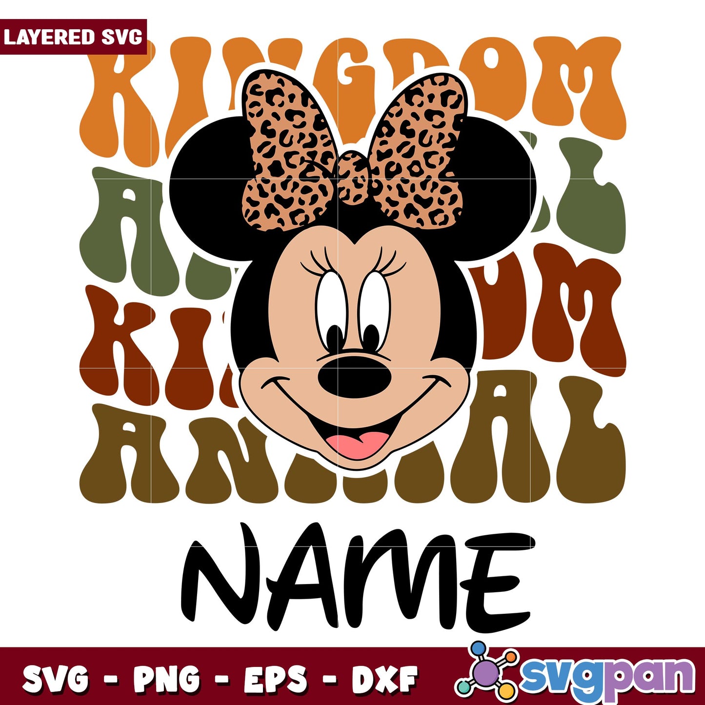 Mickey disney head animal kingdom girl svg, Disney characters svg, Digital Download