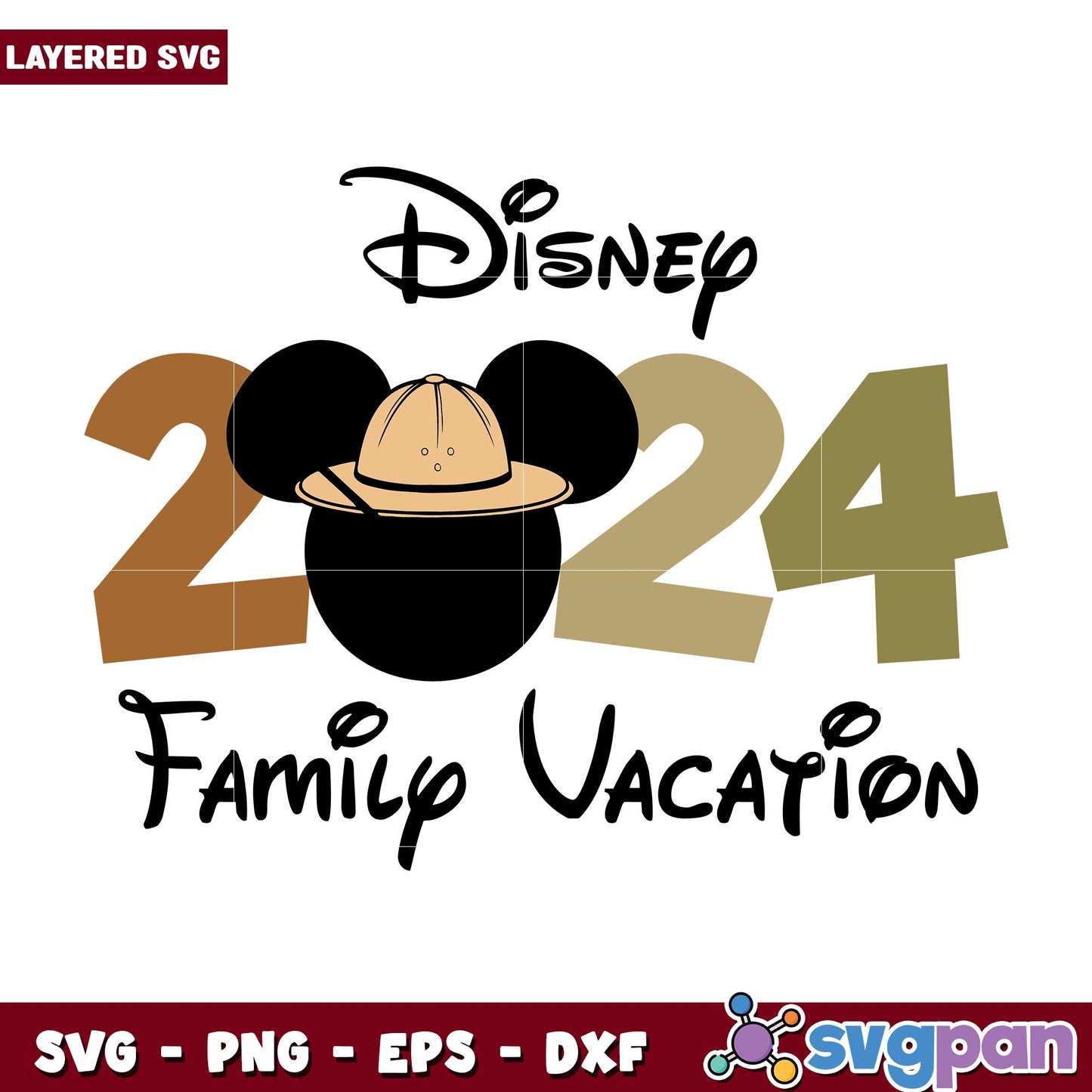 Mickey disney kingdom 2024 svg, Disney characters svg, Digital Download
