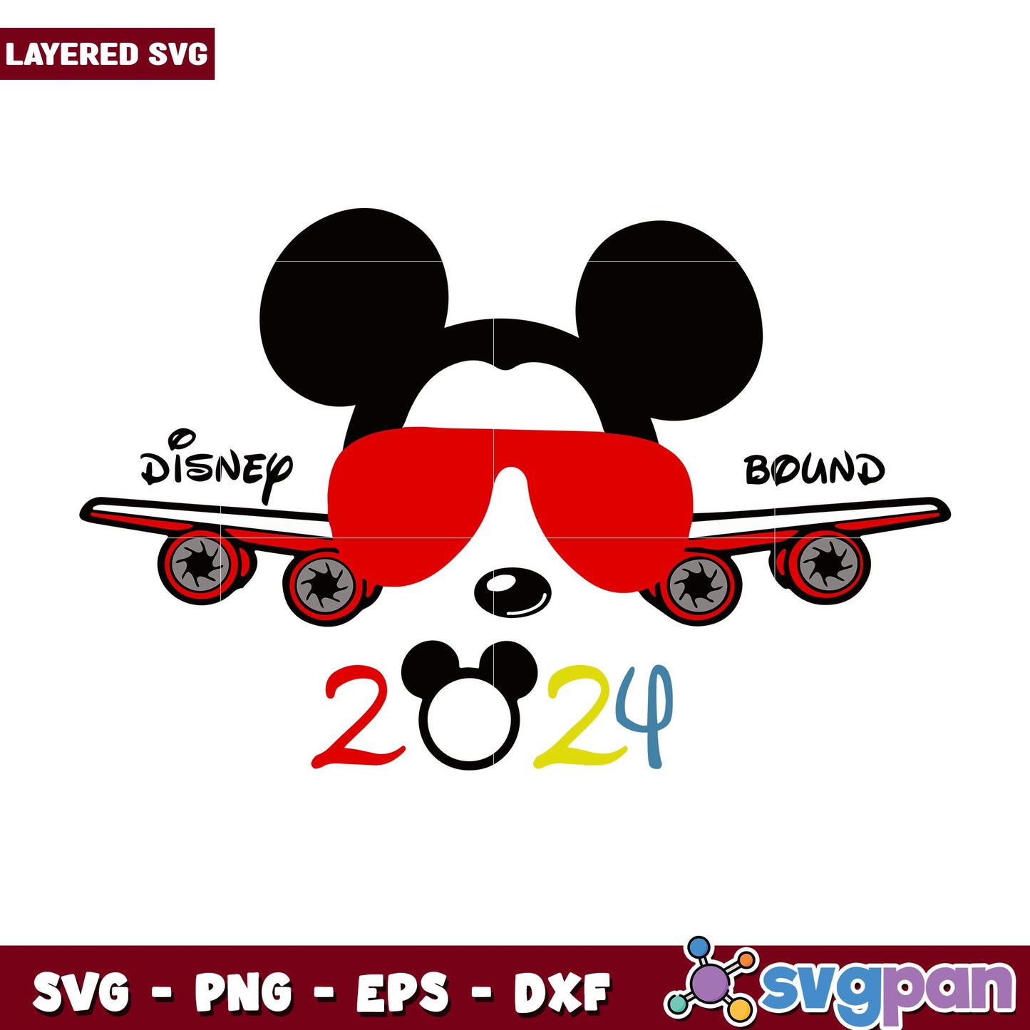 Mickey mouse disney bound 2024 svg, Disney characters svg, Digital Download