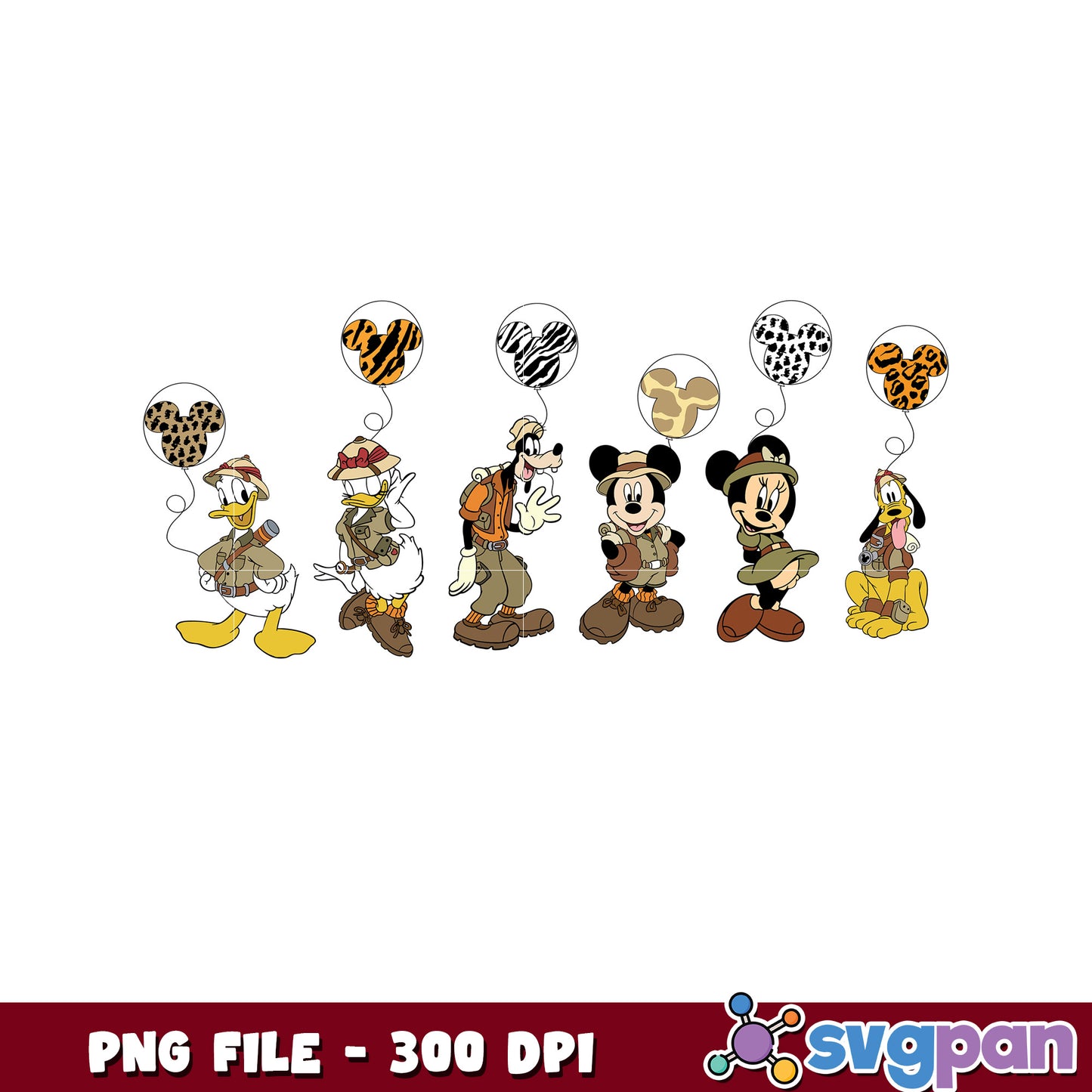 Mickey's friends camping png, disney outdoor adventure png, mickey mouse nature trip png