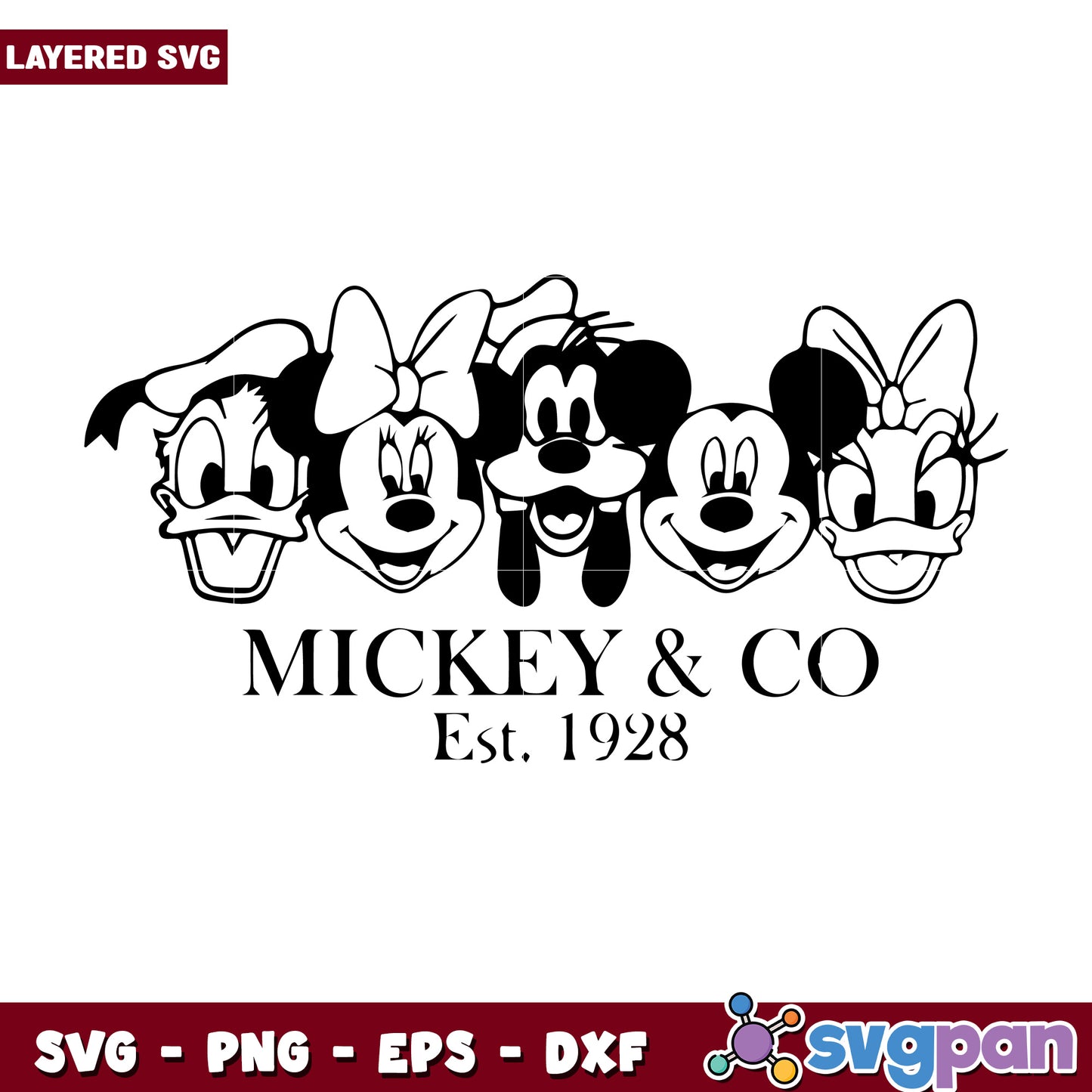 Mickey and co svg, disney movies svg, family vacation svg