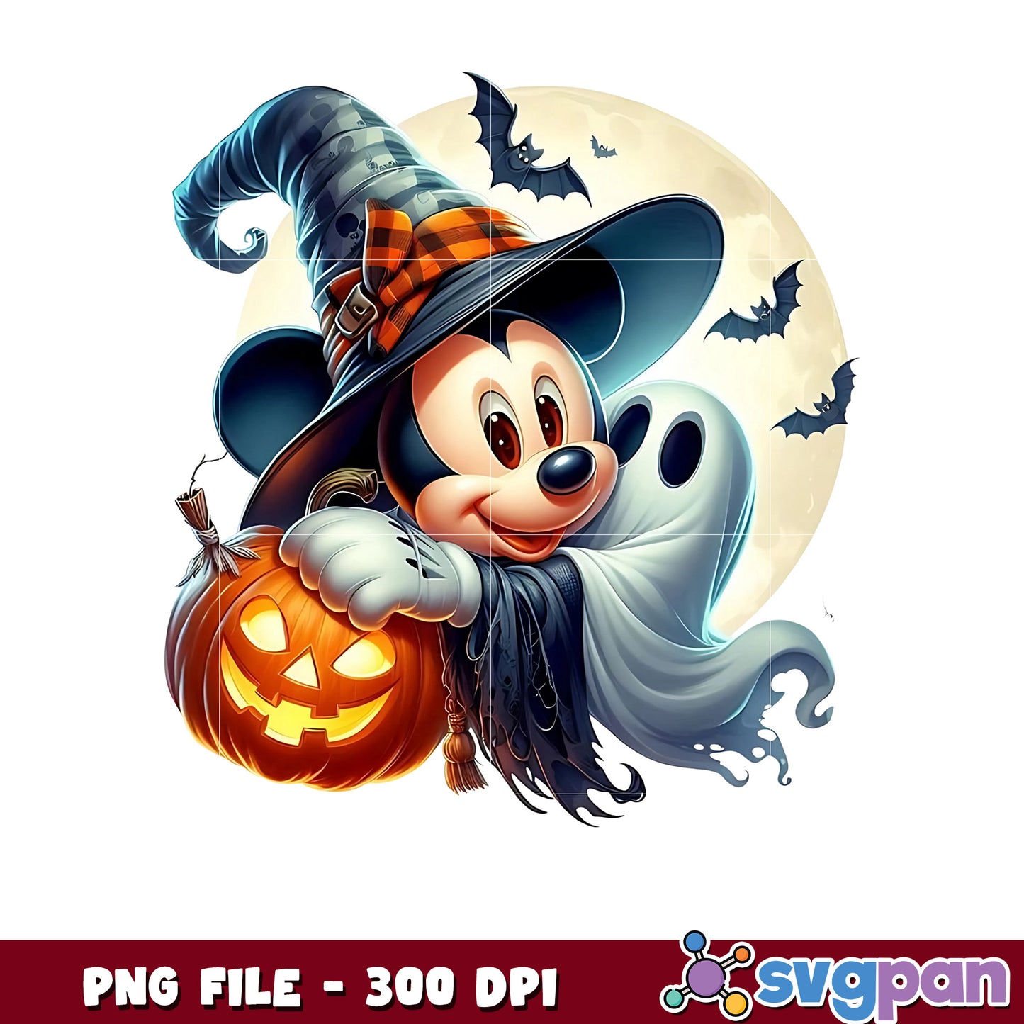 Mickey and ghoul png, time to halloween png, funny halloween png
