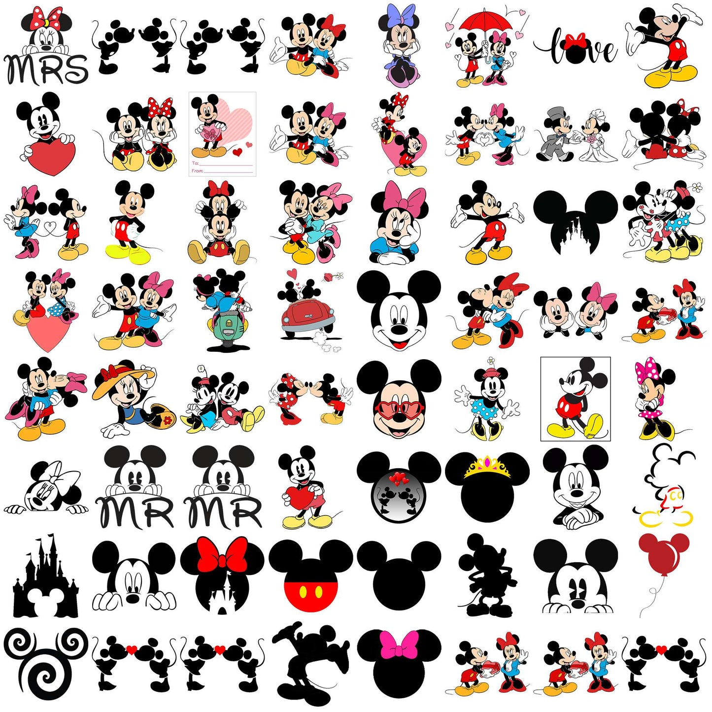 Mickey and minnie png bundle, mickey mouse png, mickey mouse funhouse png