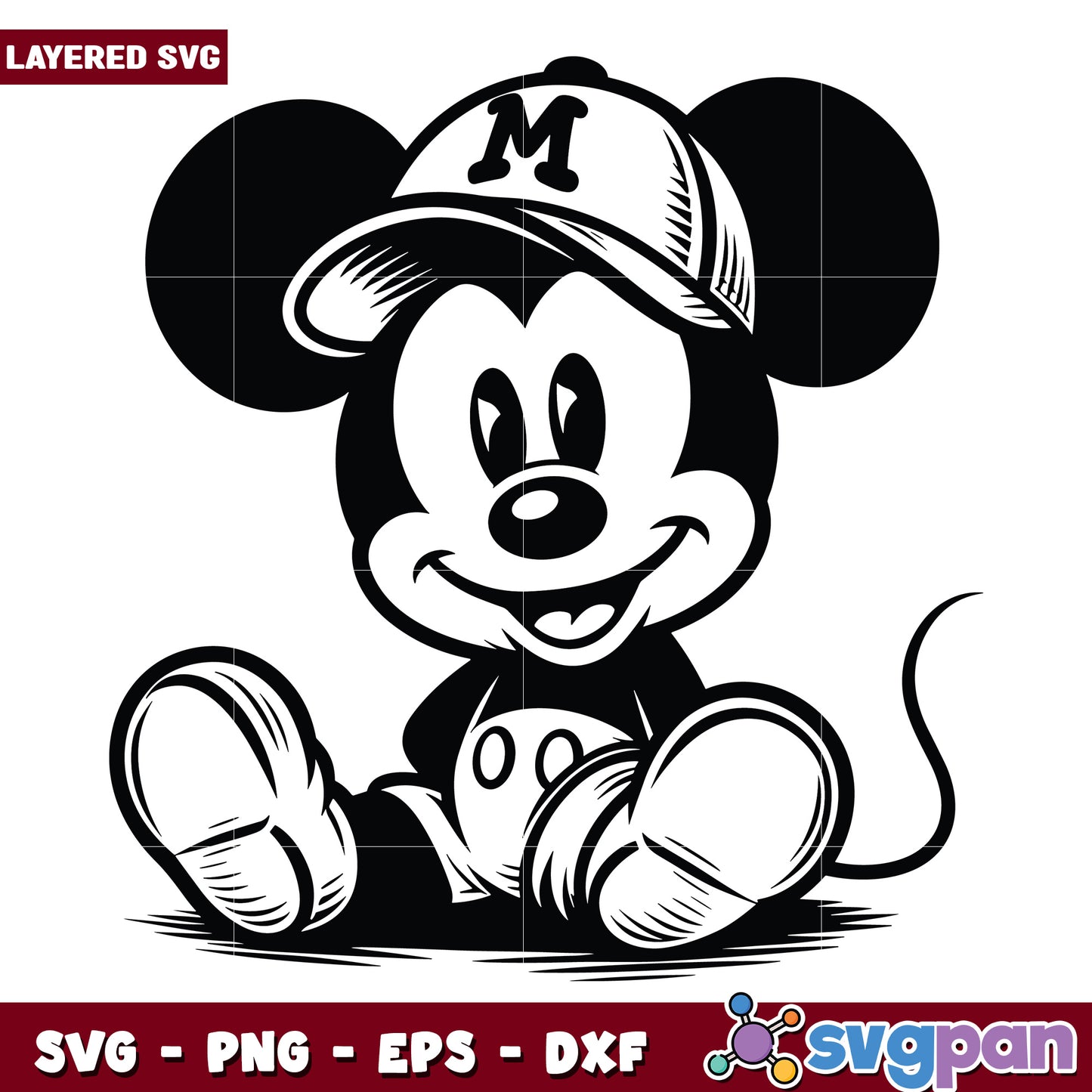 Mickey cute childhood svg, mickey friends svg, disney vacation svg