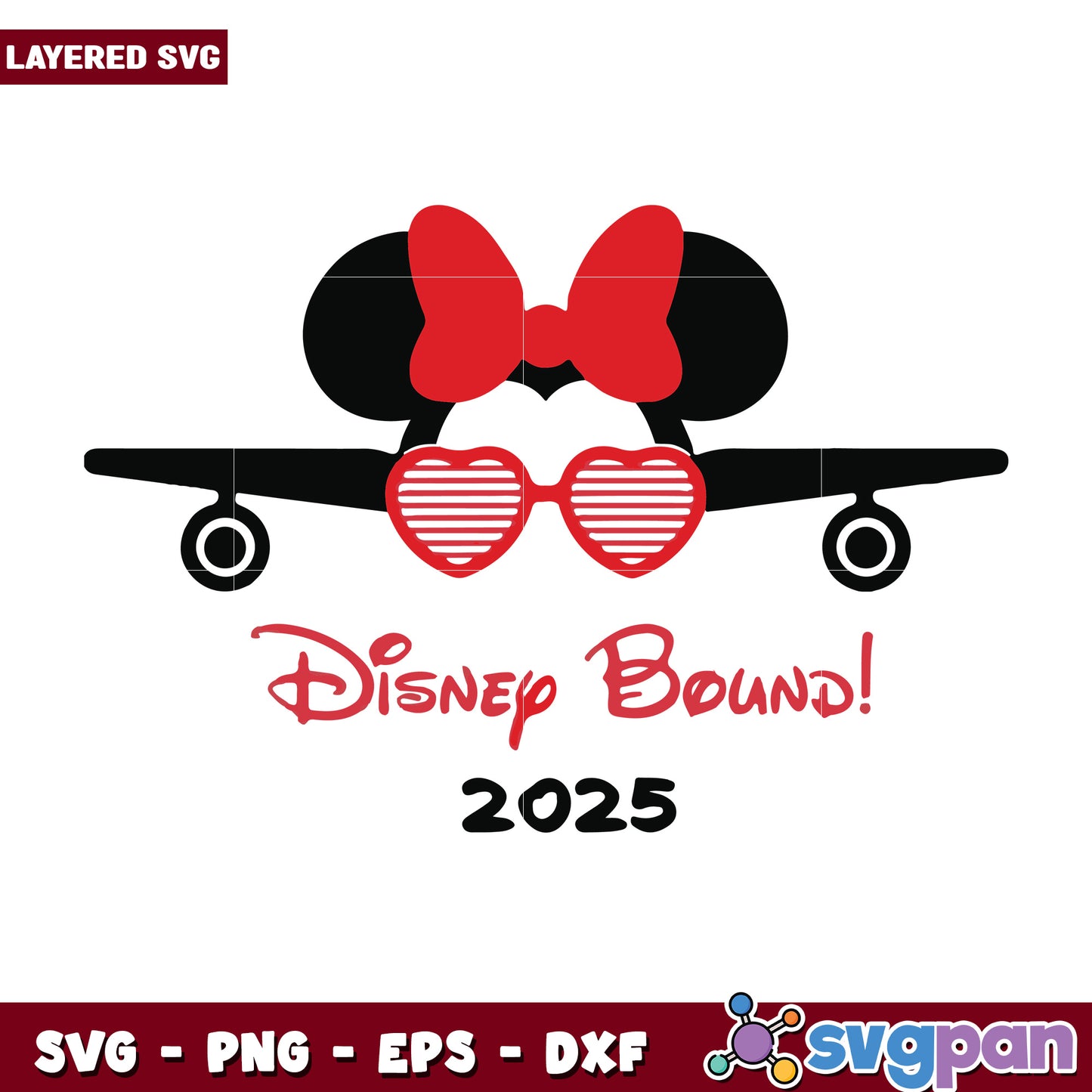 Mickey disney bound svg, disney mickey mouse svg, disney trip svg