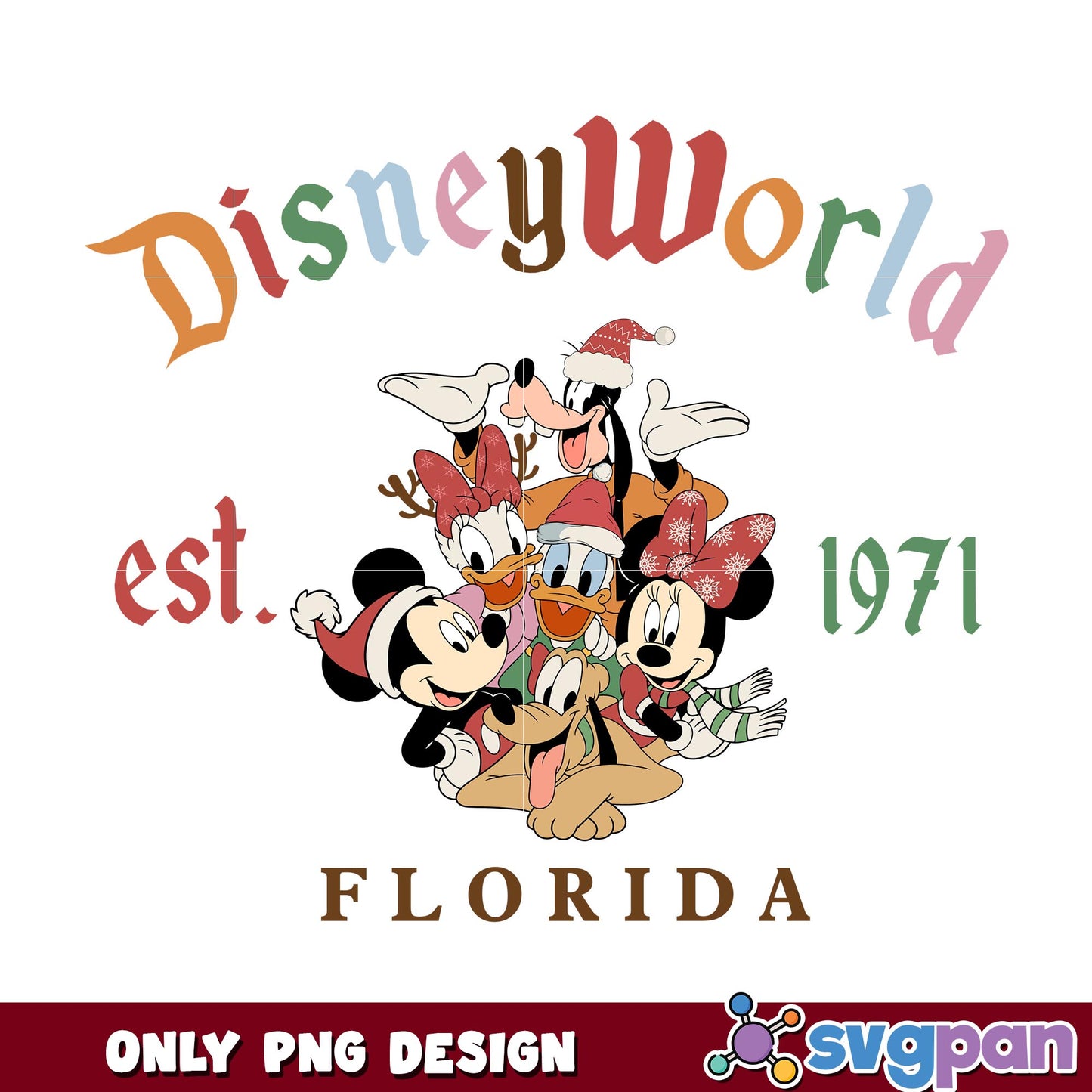 Mickey disneyland est 1971 png