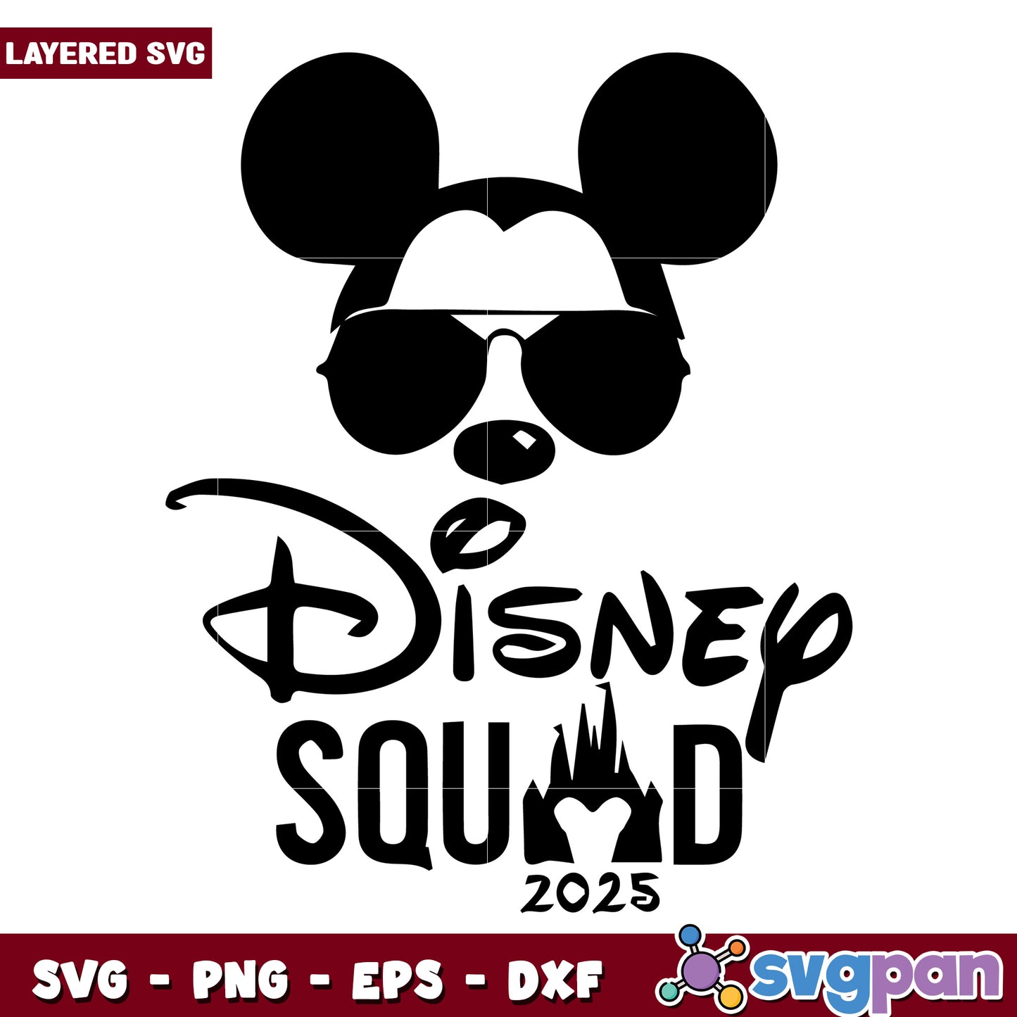 Mickey disney squad svg, disney and characters svg, disney cartoons svg
