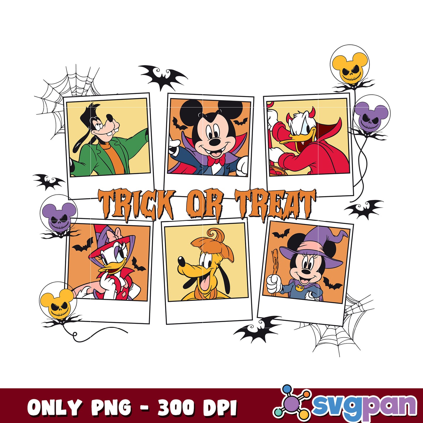 Mickey friends trick or treat png, trick or treat png, mickey png