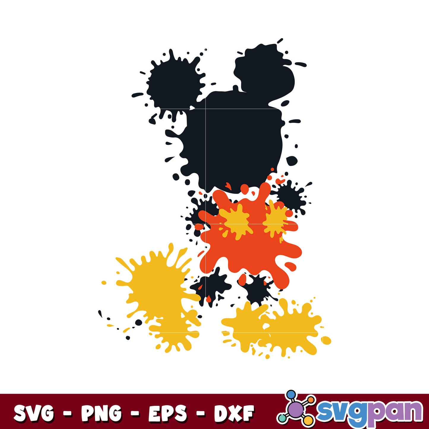 Mickey mouse Colorful design svg, mickey mouse svg, disney svg