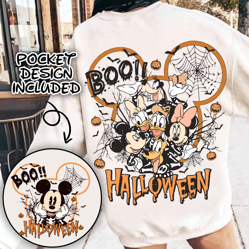 Mickey mouse characters halloween png, halloween candy png , halloween cartoons png