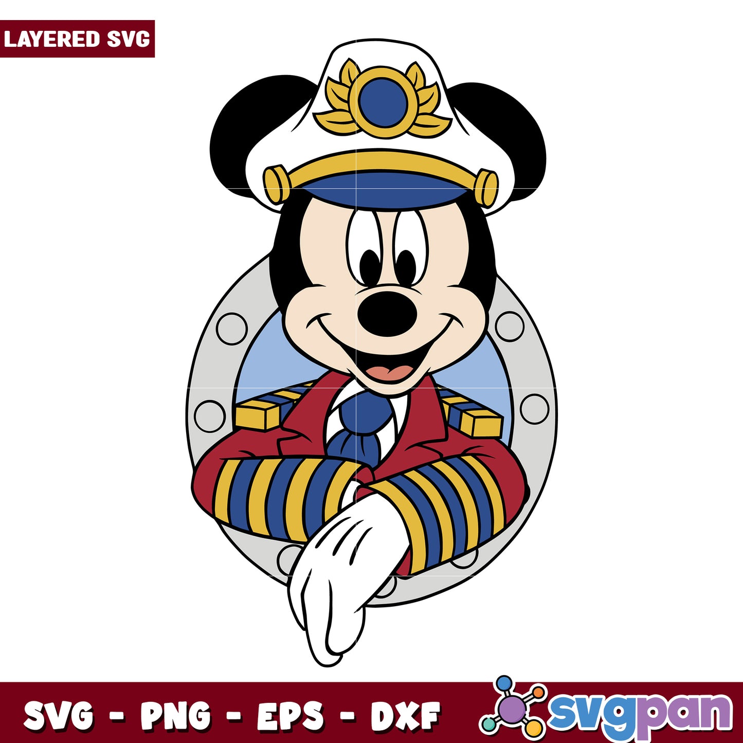 Mickey mouse cruise captain chracters svg, mickey mouse characters svg, disney mickey mouse svg