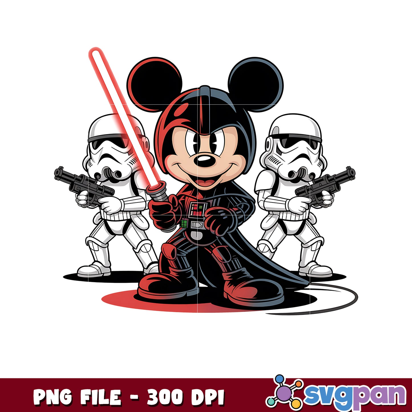Mickey mouse darth vader png