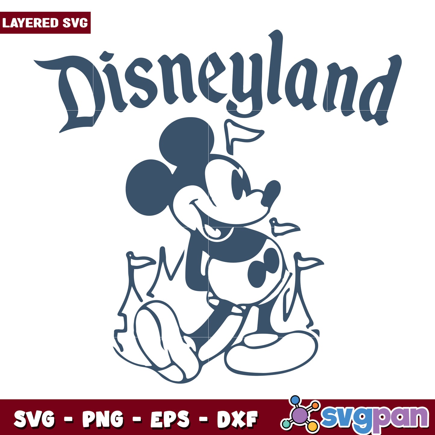 Mickey mouse disneyland svg, mickey friends svg, disneyland celebration svg
