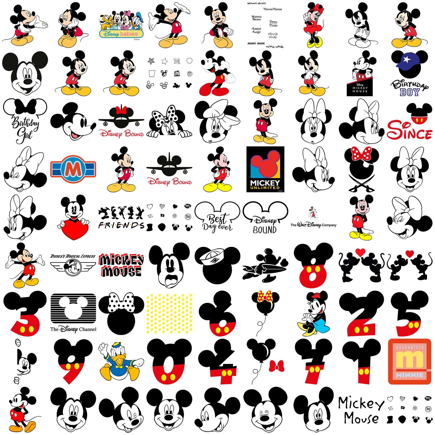 Mickey mouse new collection svg bundle, mickey mouse svg, walt disney svg