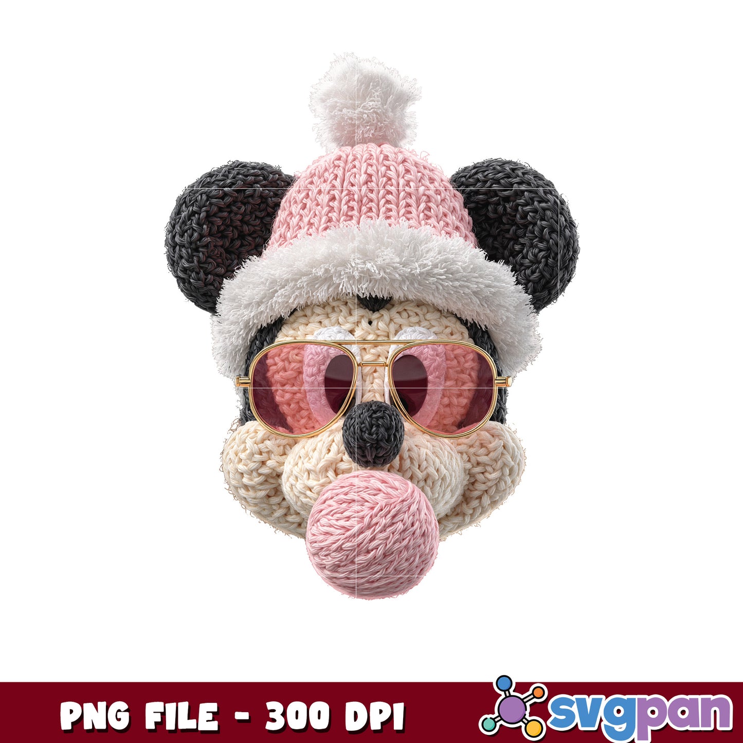 Mickey png, spirit christmas png, christmas cards png