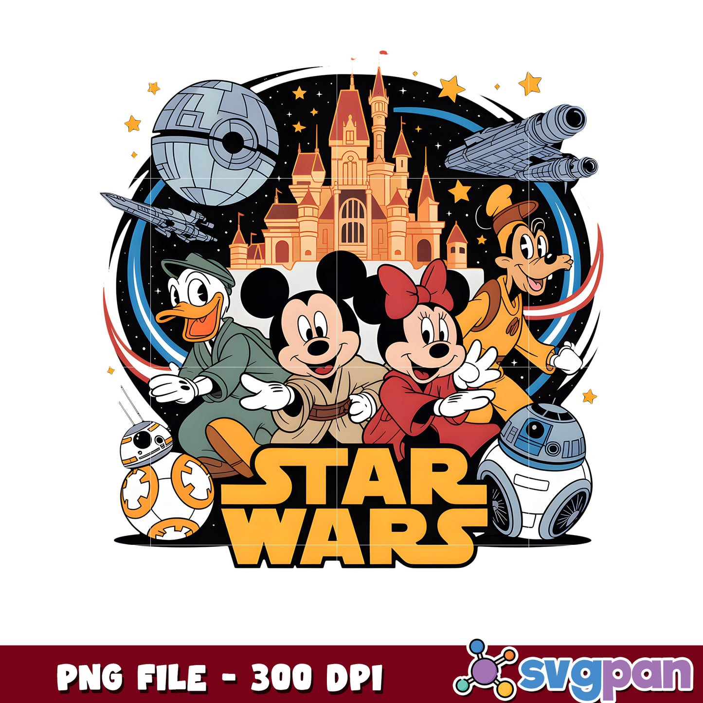 Mickey star wars png
