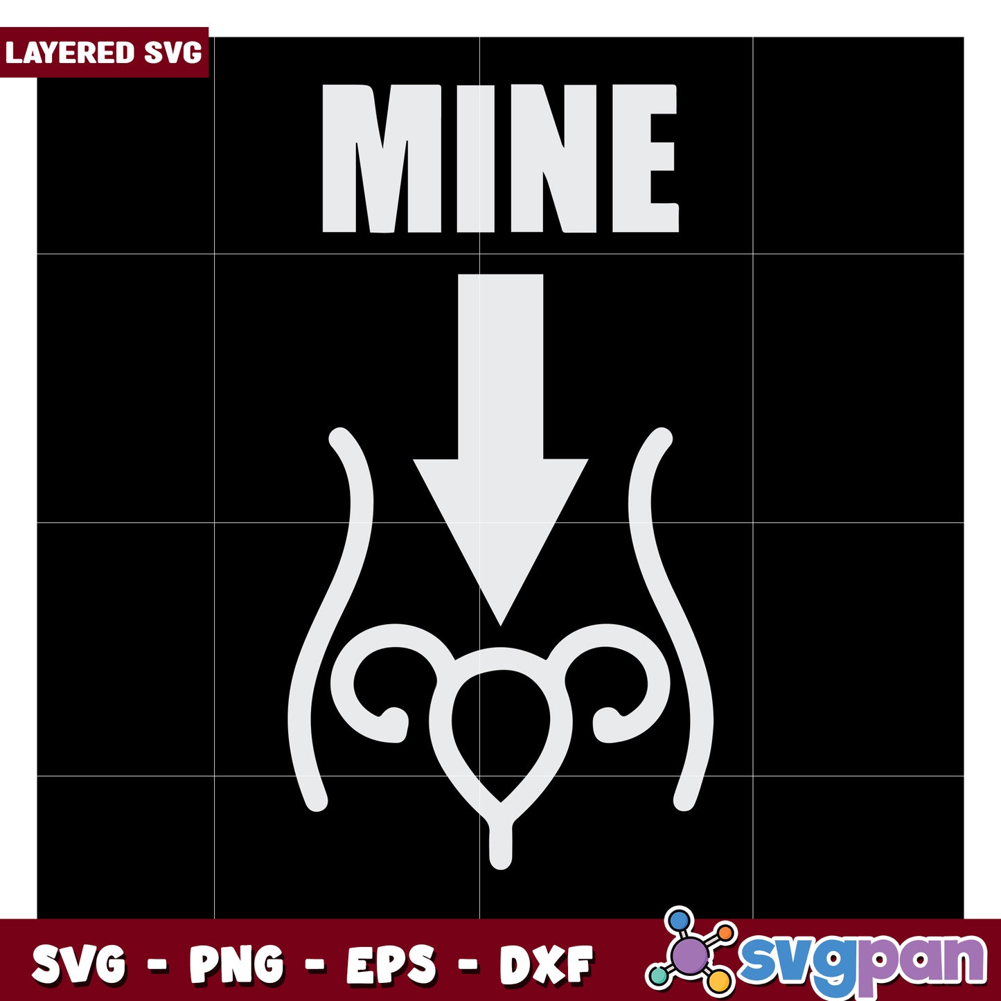 Mine SVG Design for Craft Projects, Ideal for Custom Prints