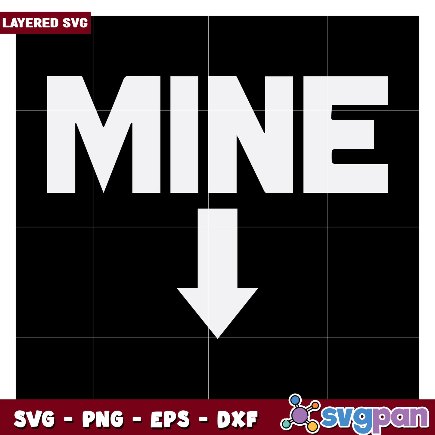 Mine SVG Graphic Design, perfect for crafting and DIY projects