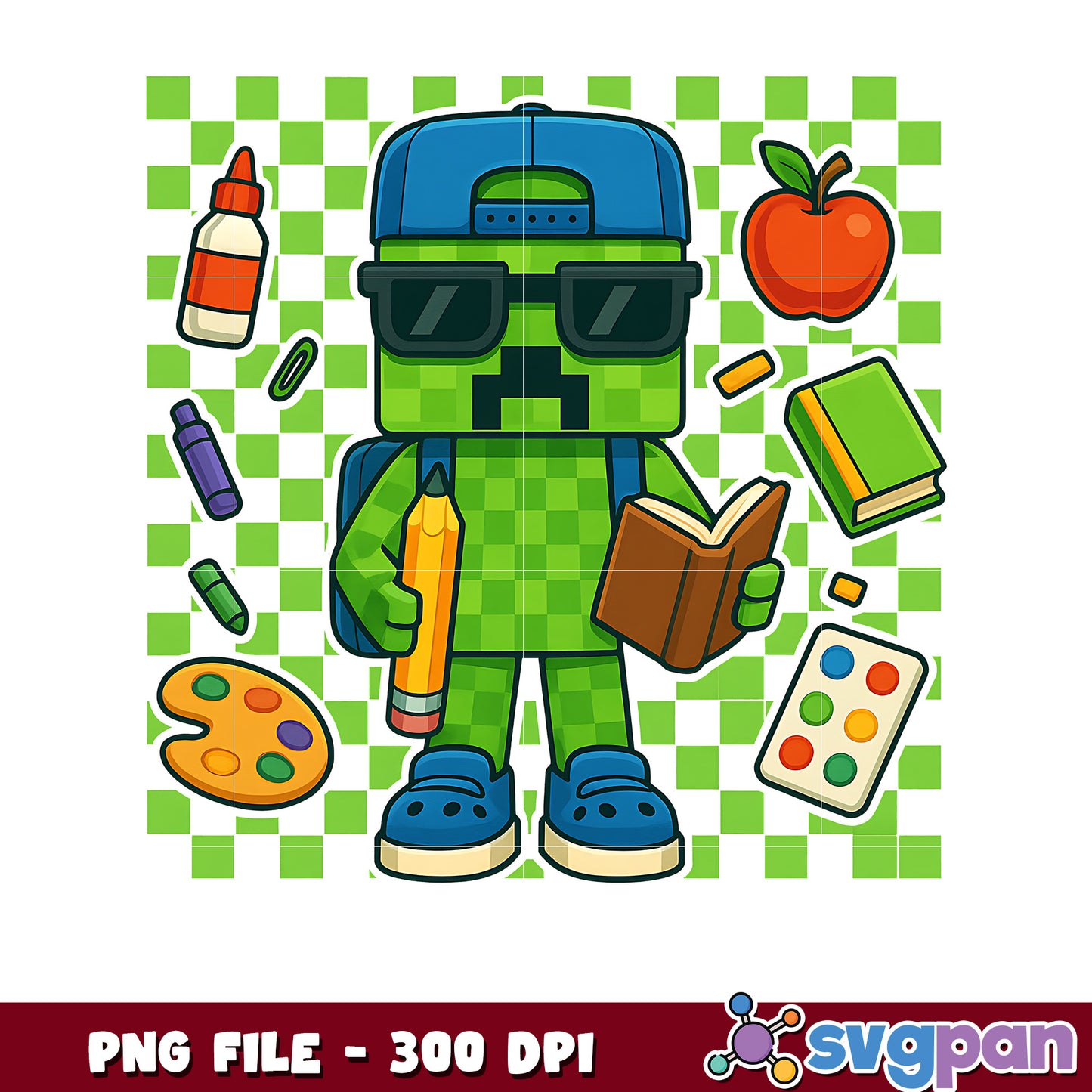 Minecraft creeper student png