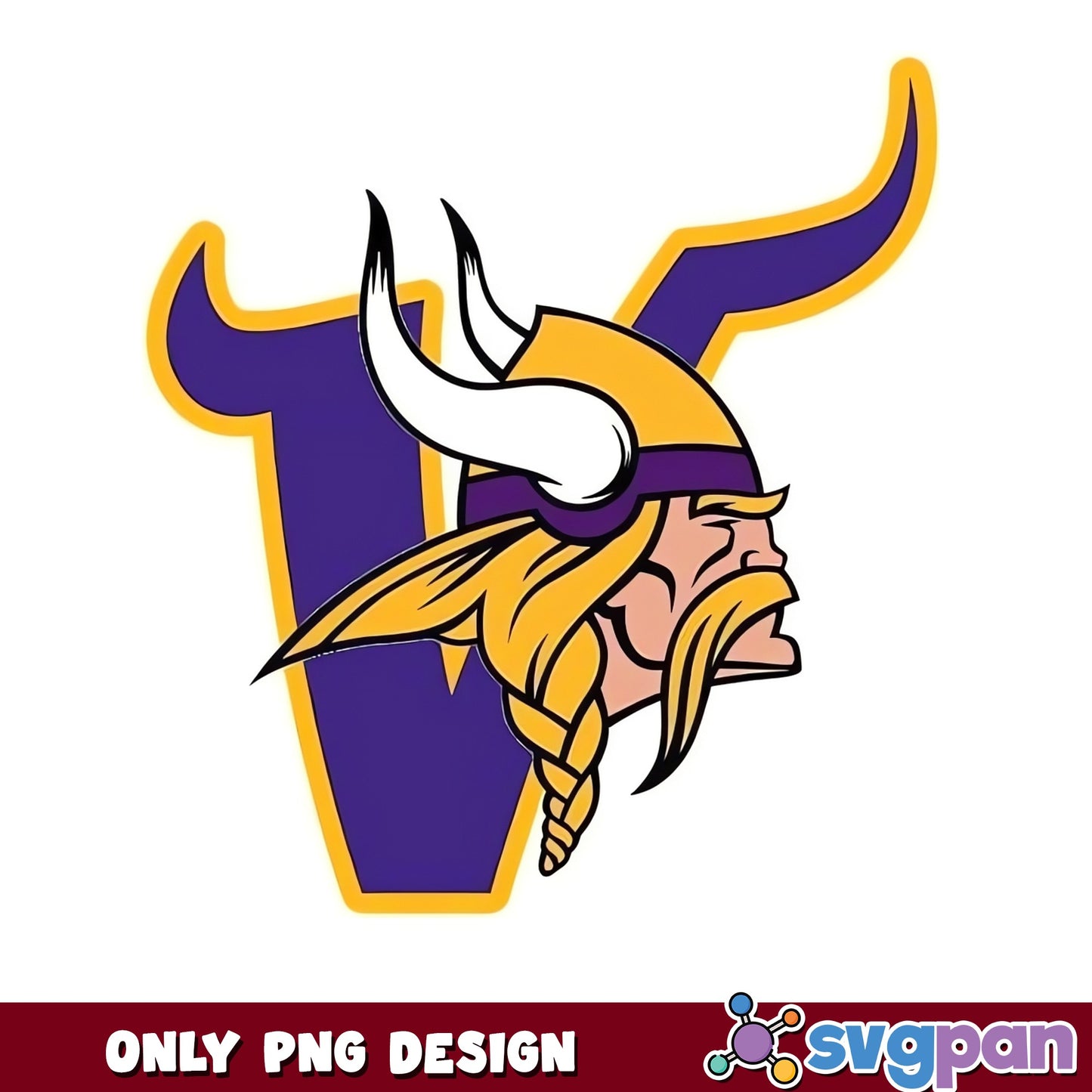 Minnesota Vikings PNG, NFL Football Team Logo, Vikings PNG
