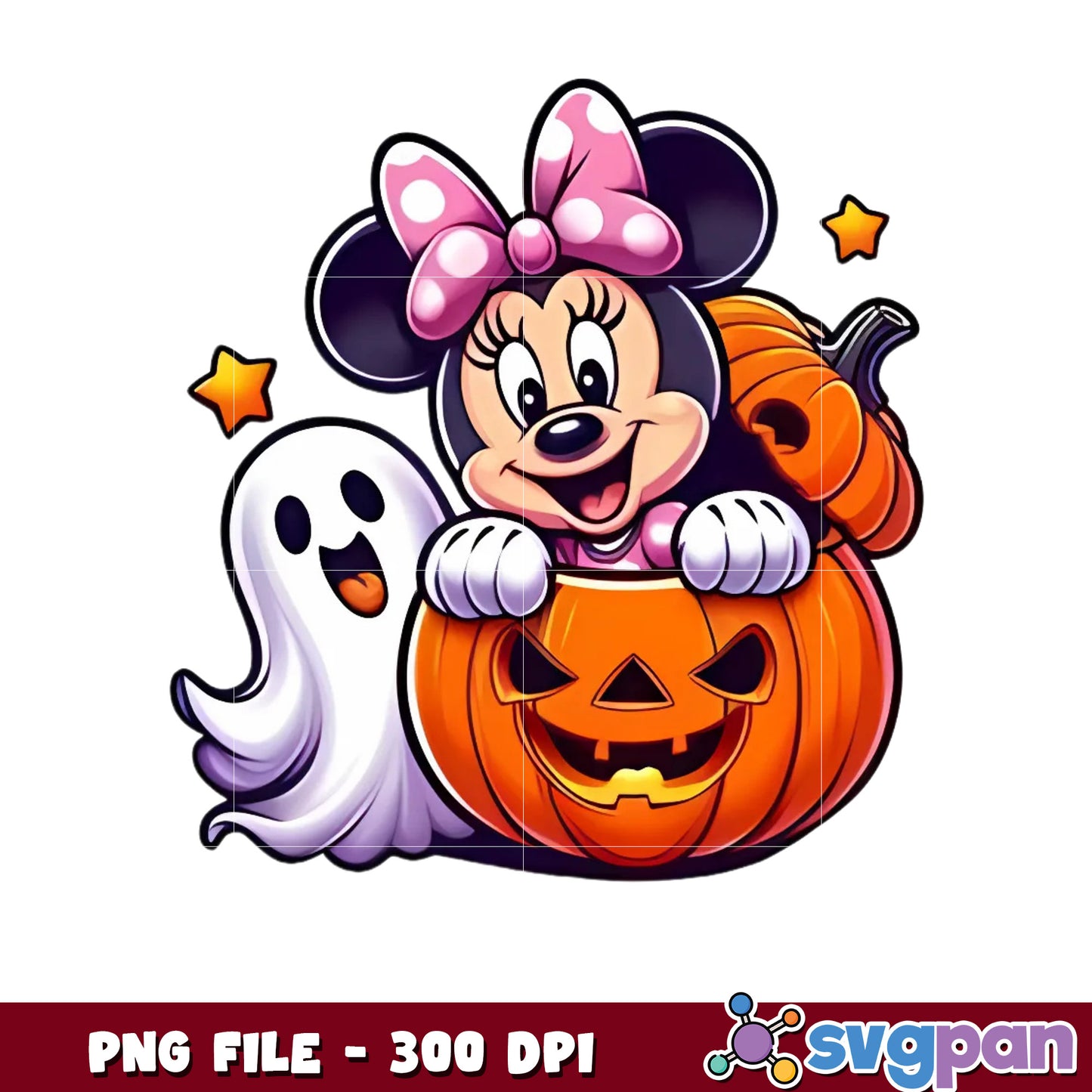 Minnie and cute ghoul png, halloween movies png, halloween cartoons png