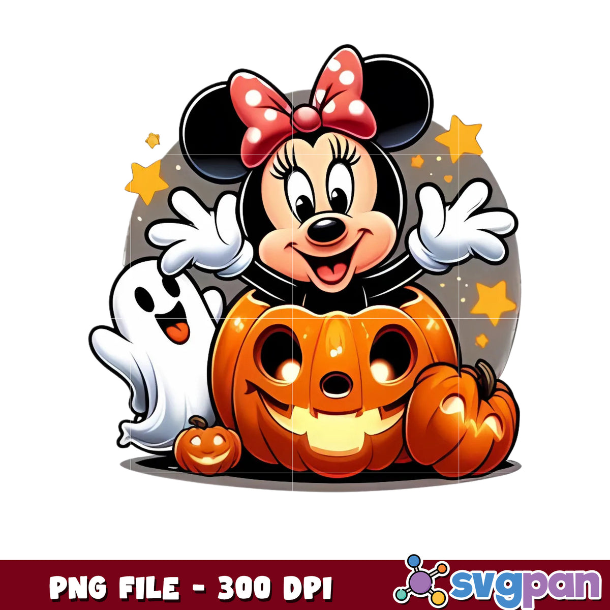 Minnie and ghoul png, disney halloween png, halloween time png