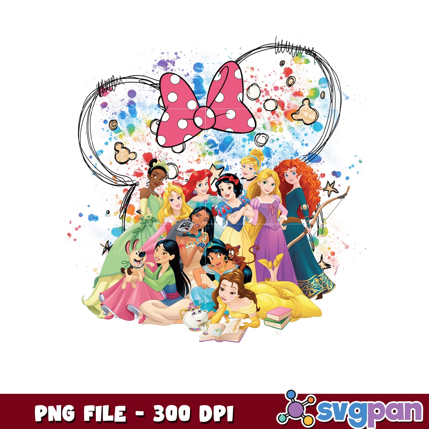 Minnie disney princess png, disney princess minnie png, disney princess png