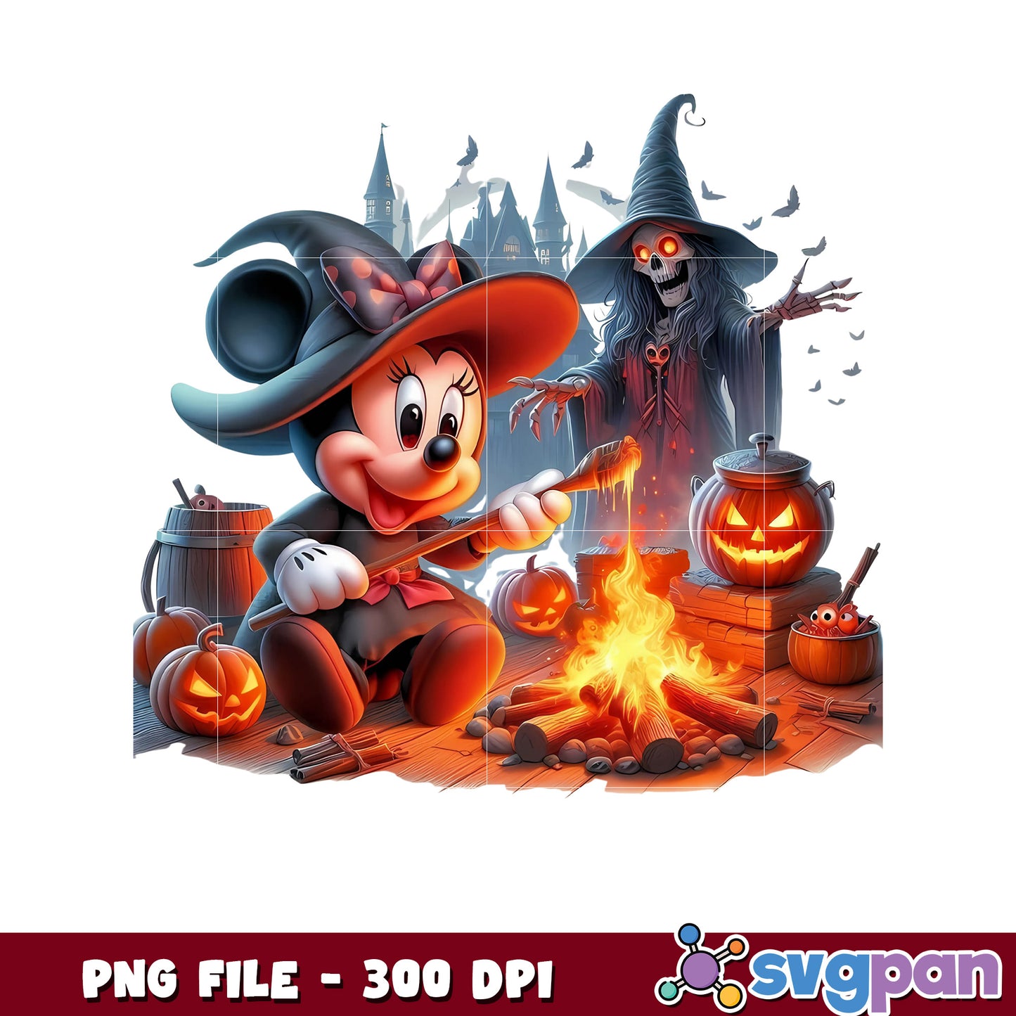 Minnie fire burn png, halloween movies png, halloween cartoons png