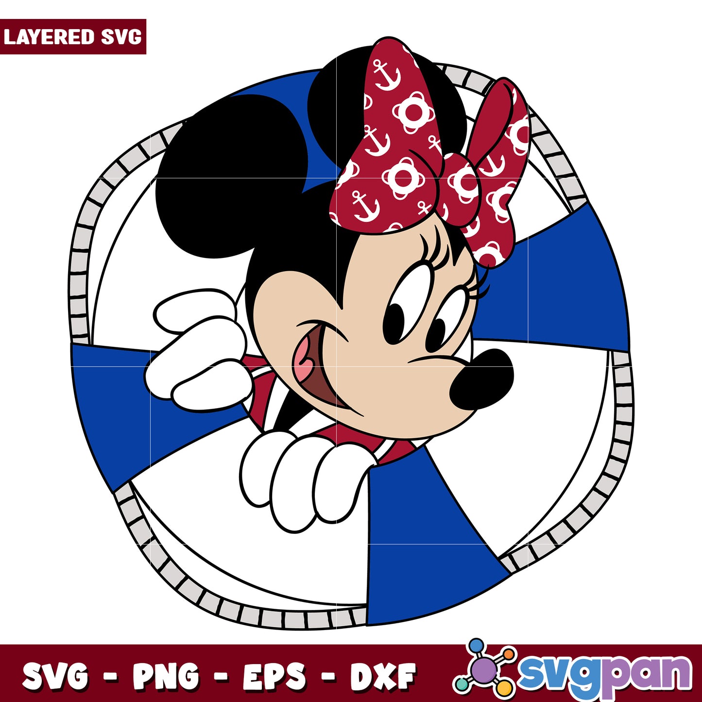 Minnie mouse characters cruise ship design png, disney characters png, minnie mouse png