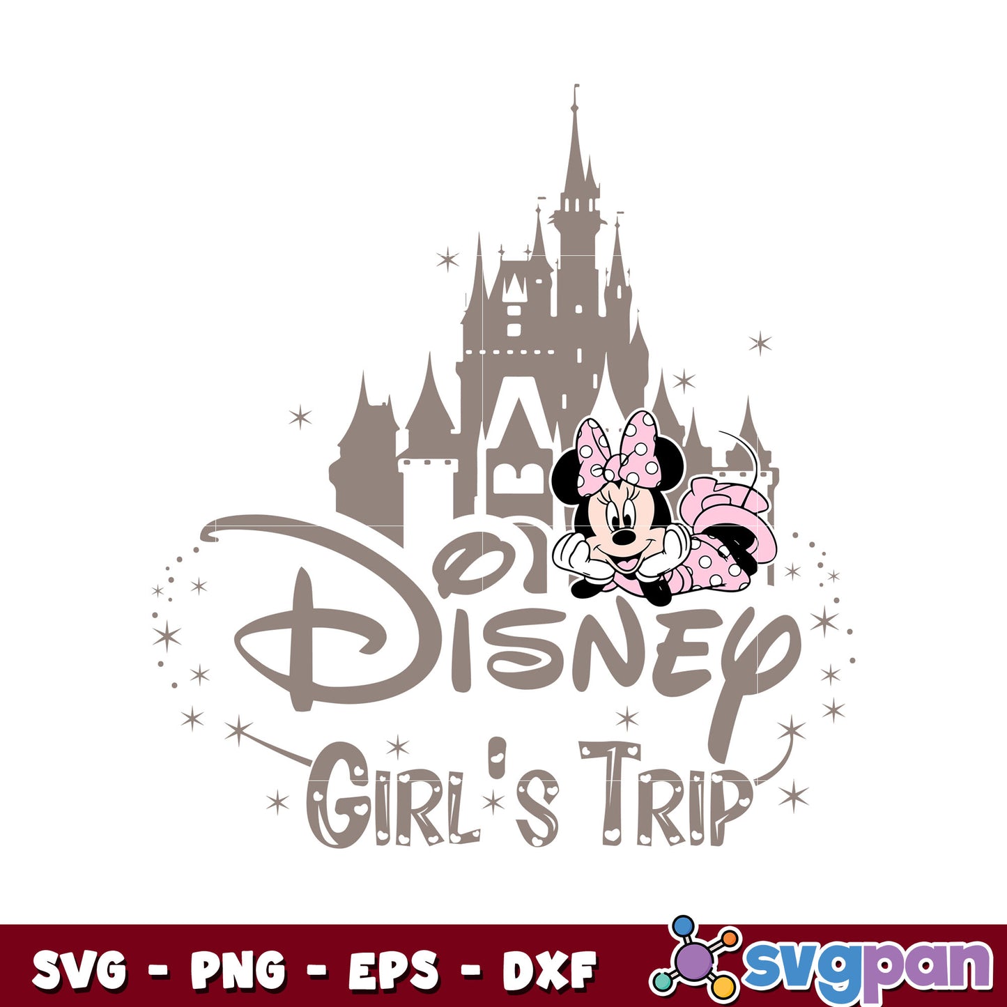 Minnie mouse disney girls trip svg, disney minnie mouse svg