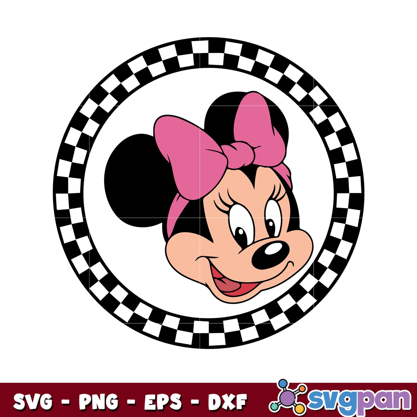 Minnie mouse head disney svg, minnie mouse head svg, mickey svg